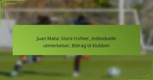 Juan Mata: Store trofeer, Individuelle utmerkelser, Bidrag til klubben